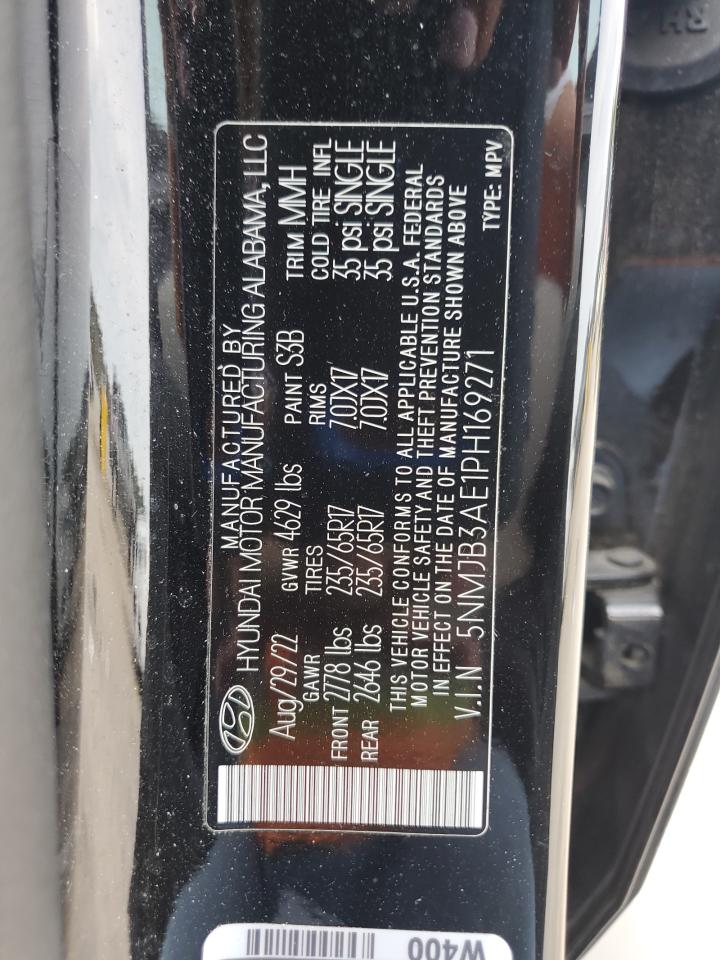 2023 Hyundai Tucson Sel VIN: 5NMJB3AE1PH169271 Lot: 70634375