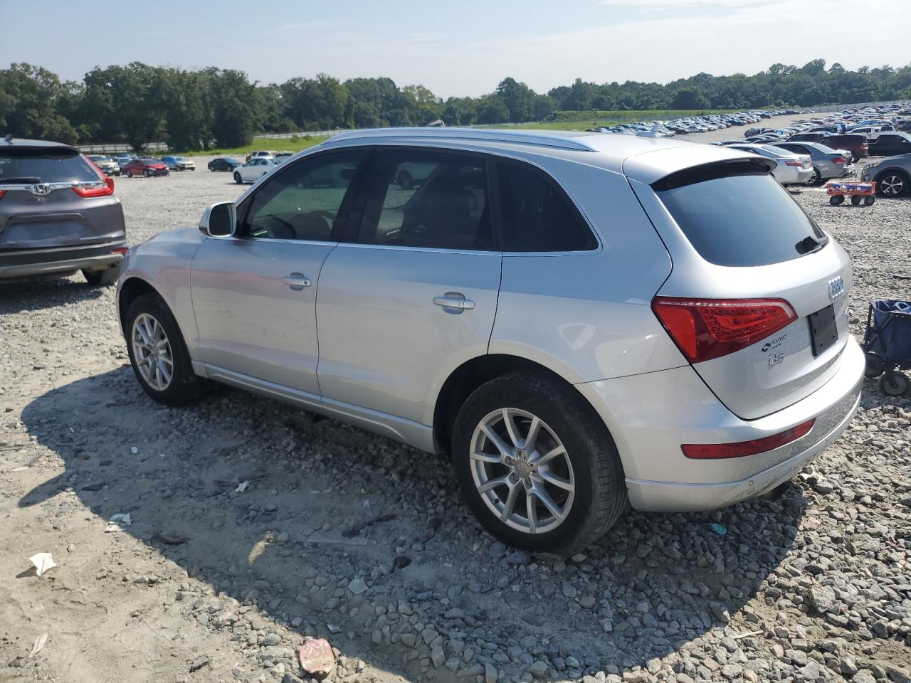 2012 Audi Q5 Premium Plus silver suv gas WA1LFAFP9CA061927 photo #3