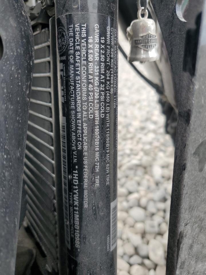 2021 Harley-Davidson Fxlrs VIN: 1HD1YWK11MB010986 Lot: 69439345