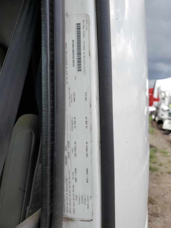 2022 Volvo Vnl Semi Truck VIN: 4V4NC9EH6NN298648 Lot: 70853185