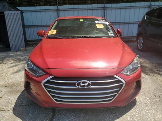  HYUNDAI ELANTRA 2018 Czerwony