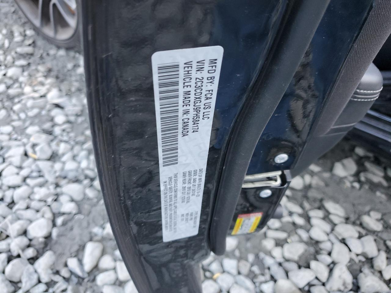 2023 Dodge Charger Scat Pack VIN: 2C3CDXGJ9PH584174 Lot: 69129565