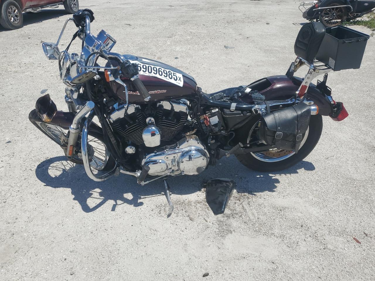 2007 Harley-Davidson Xl1200 C brown null gas 1HD1CT3127K458024 photo #1