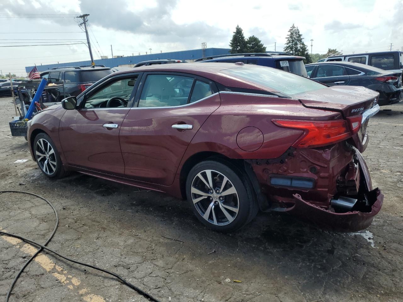 2017 Nissan Maxima 3.5S brown null gas 1N4AA6AP6HC399769 photo #3