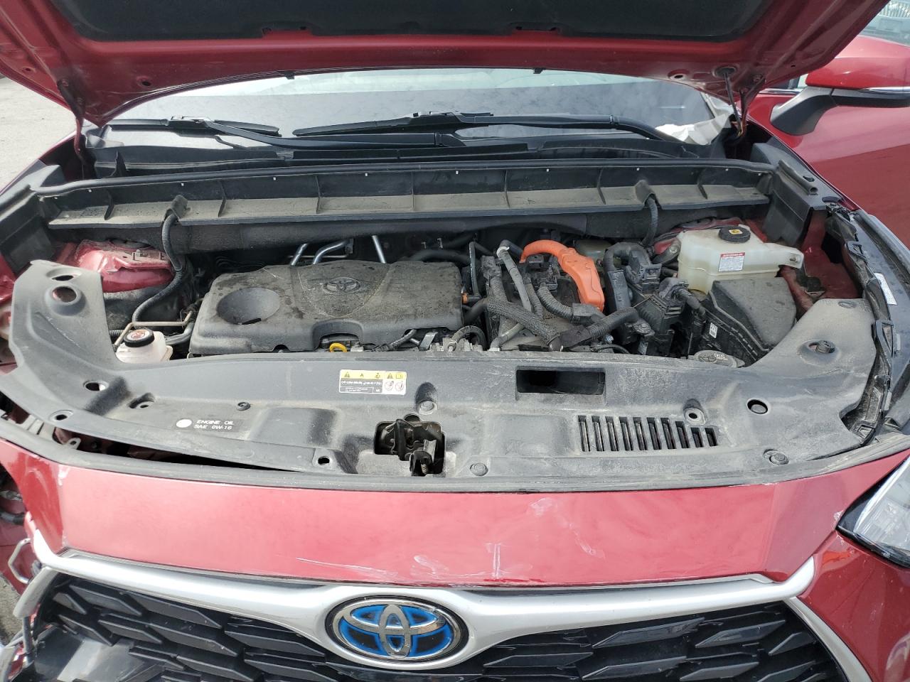 2022 Toyota Highlander Hybrid Xle VIN: 5TDGBRCH5NS547056 Lot: 69383585