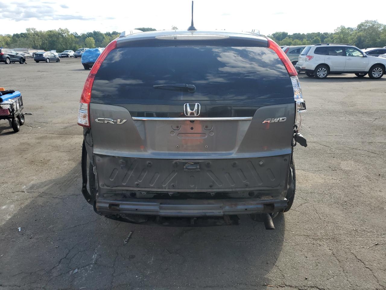 2012 Honda Cr-V Exl VIN: JHLRM4H71CC006335 Lot: 70080125
