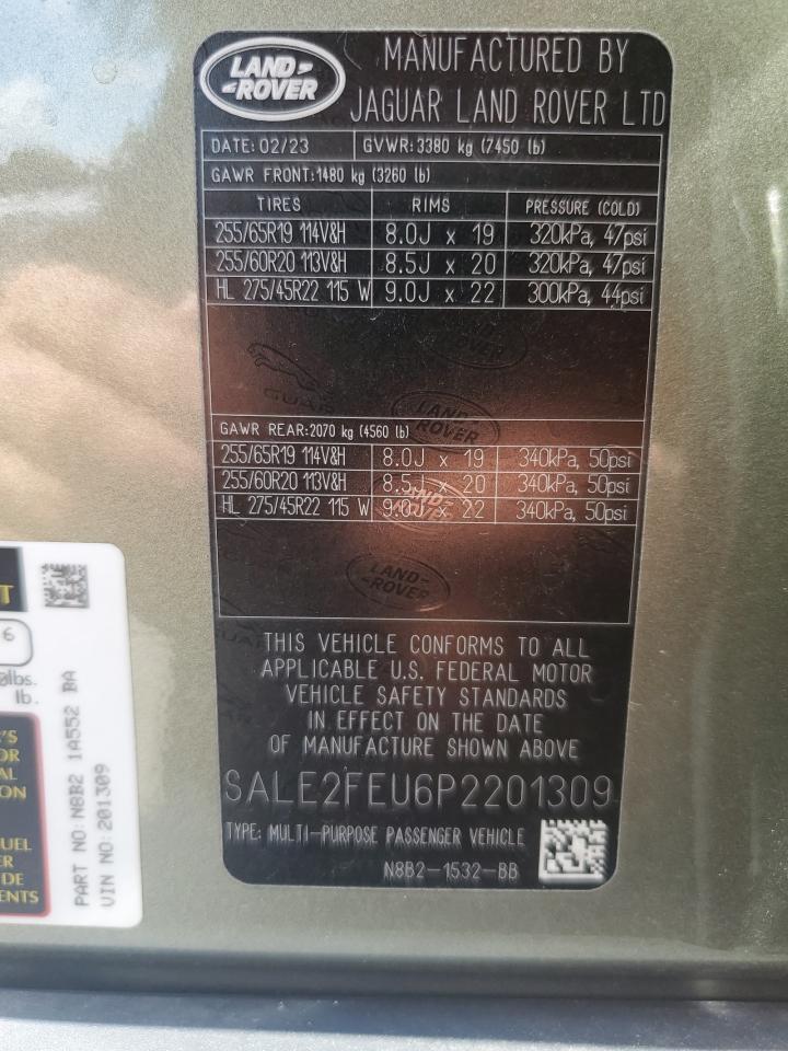 SALE2FEU6P2201309 2023 Land Rover Defender 130 X-Dynamic Se