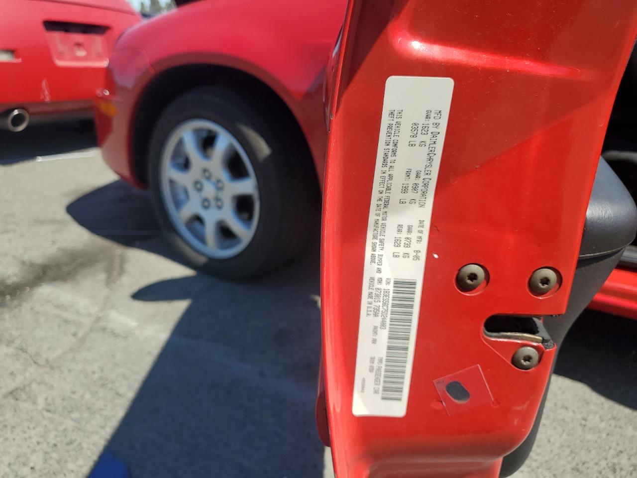 2005 Dodge Neon Sxt VIN: 1B3ES56C75D244003 Lot: 67671425