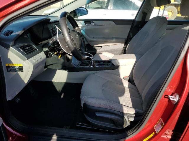  HYUNDAI SONATA 2015 Czerwony