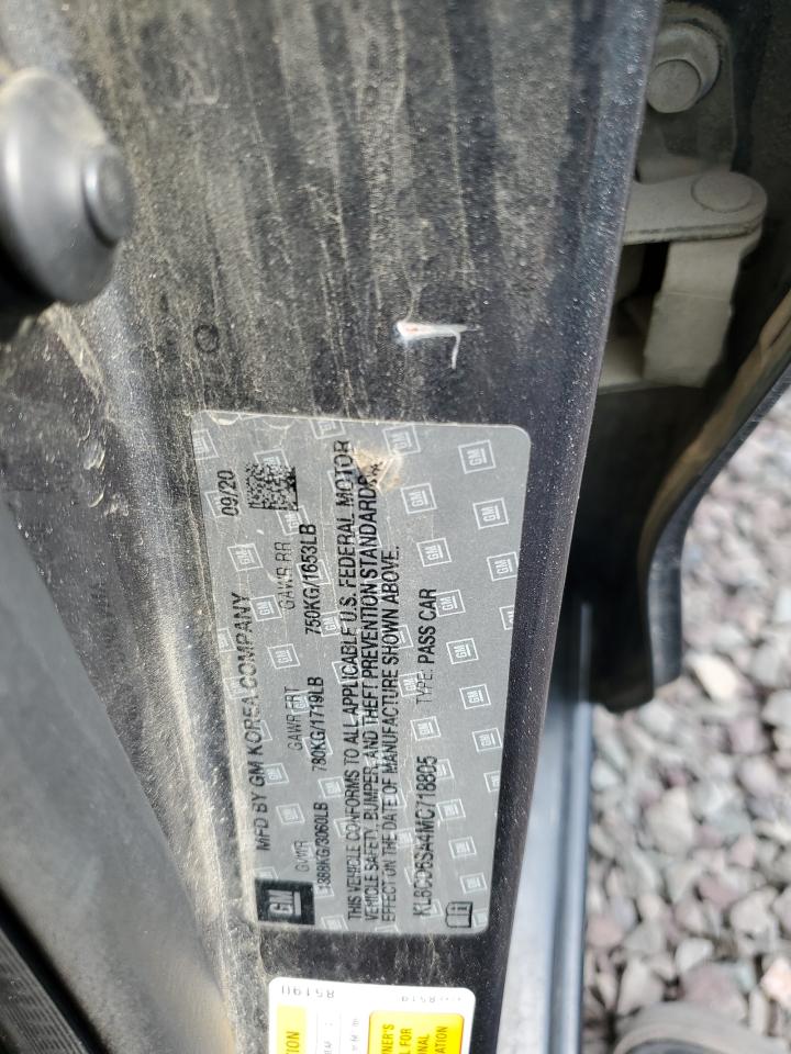 2021 Chevrolet Spark 1Lt VIN: KL8CD6SA4MC718805 Lot: 68478975