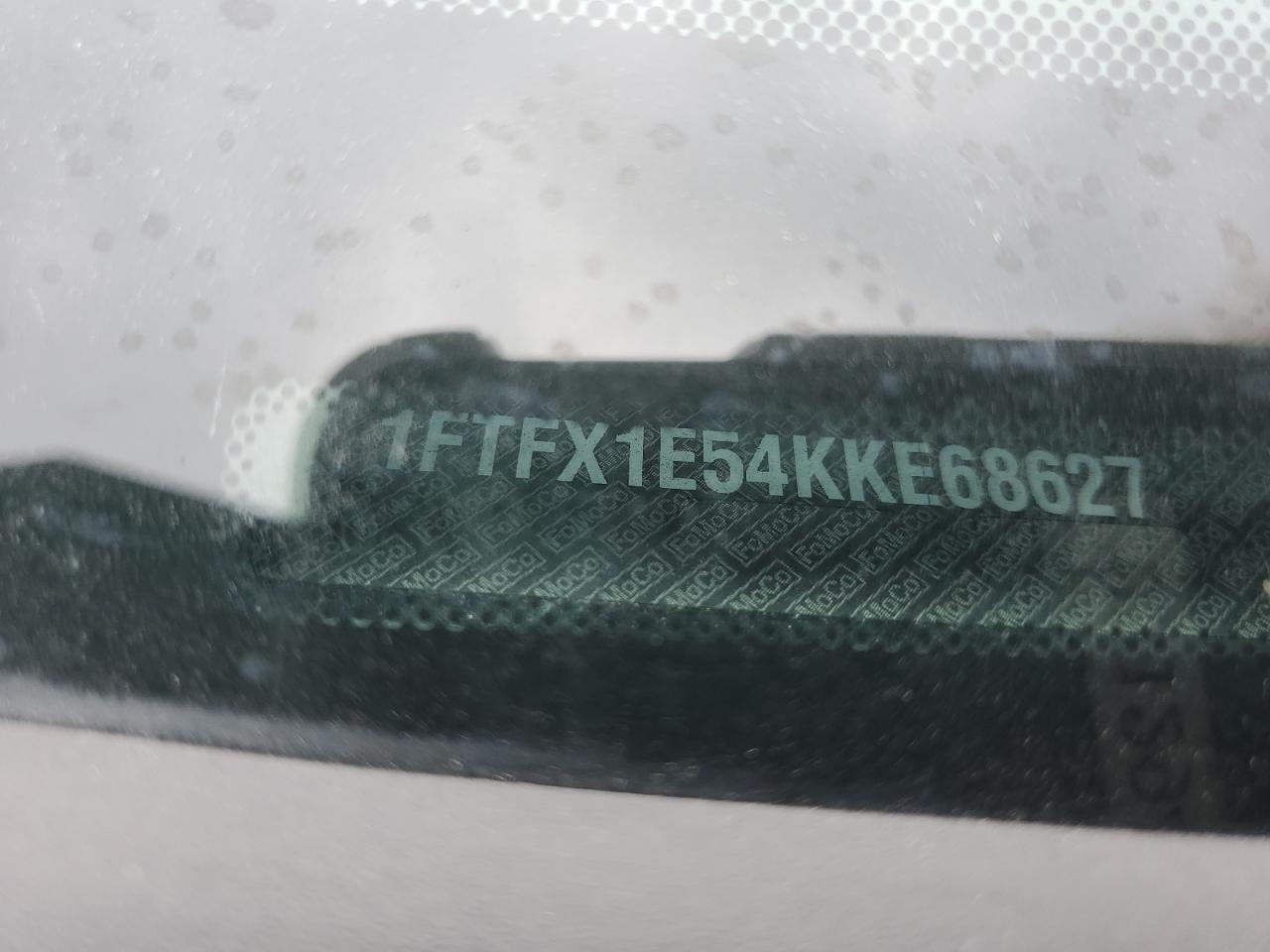 2019 Ford F150 Super Cab VIN: 1FTFX1E54KKE68627 Lot: 66694955