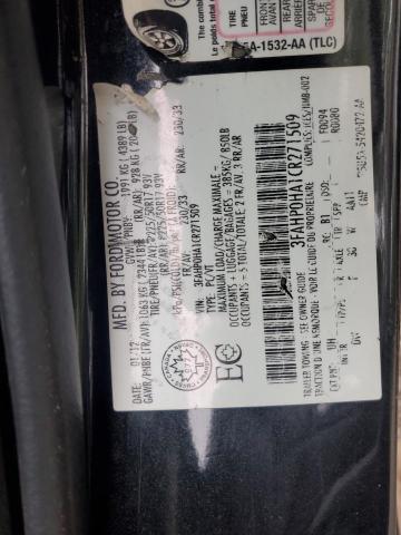 2012 FORD FUSION SE  