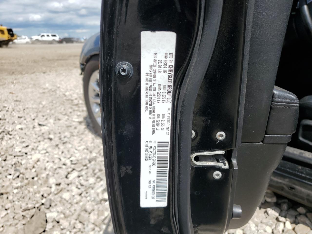 2012 Chrysler 300 Limited VIN: 2C3CCACG3CH265843 Lot: 70180735