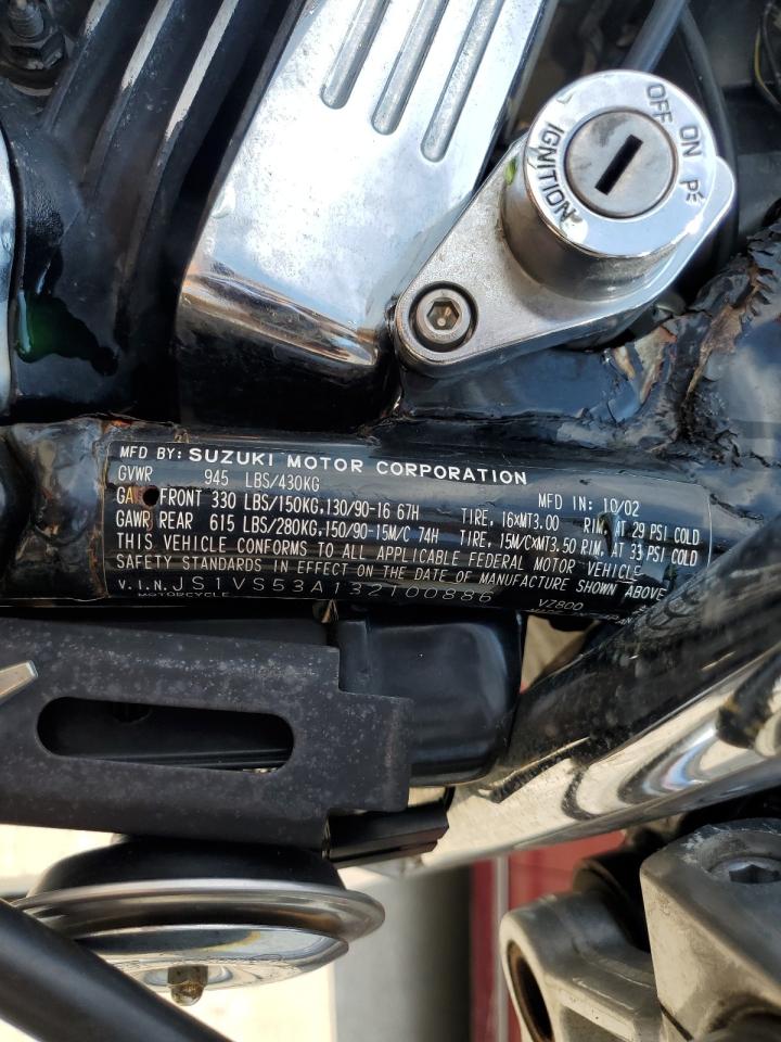 2003 Suzuki Vz800 VIN: JS1VS53A132100886 Lot: 67805875