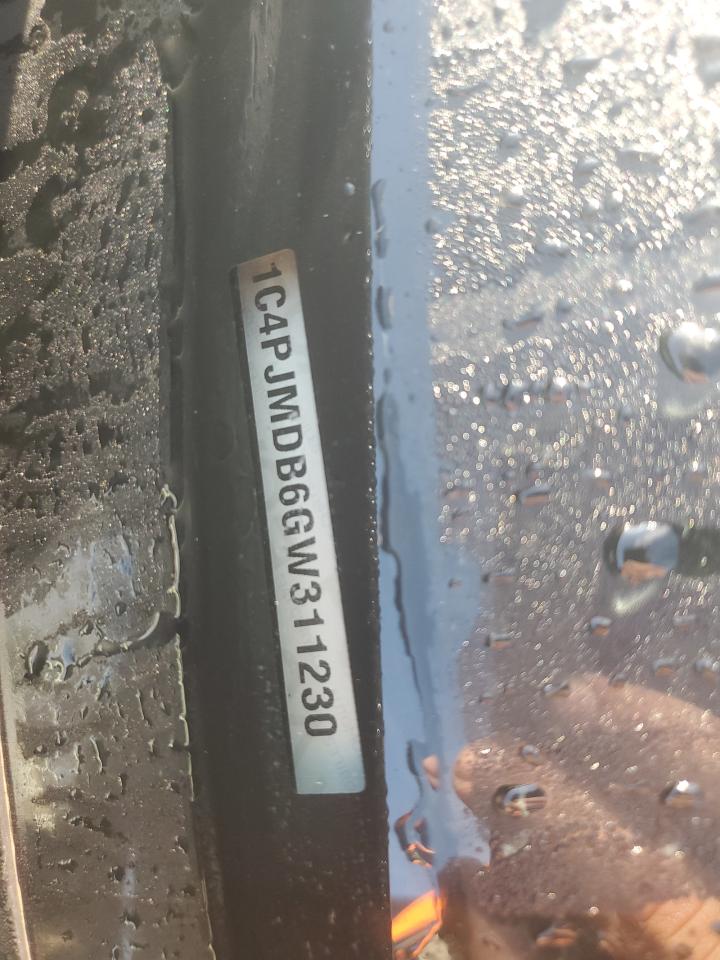 2016 Jeep Cherokee Limited VIN: 1C4PJMDB6GW311230 Lot: 70858945