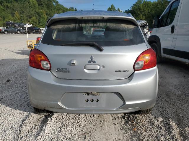Hatchbacks MITSUBISHI MIRAGE 2014 Srebrny