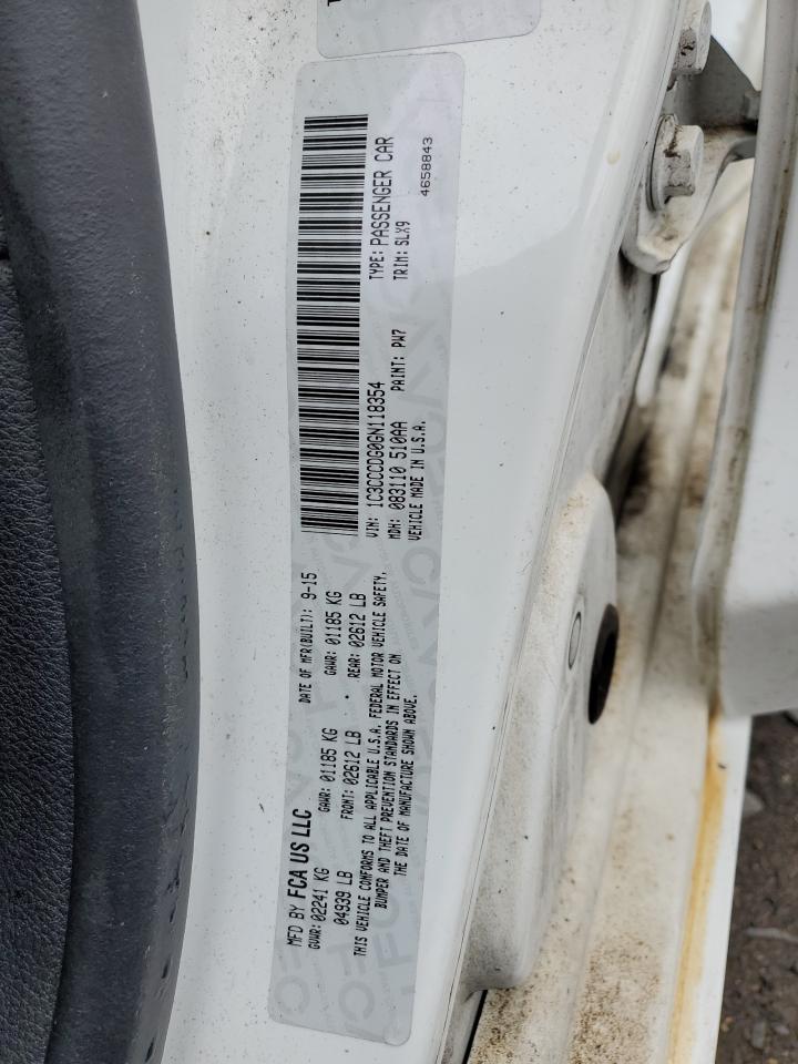 2016 Chrysler 200 S VIN: 1C3CCCDG0GN118354 Lot: 66386235