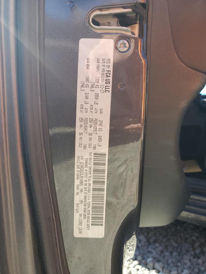 2018 Dodge Grand Caravan Gt VIN: 2C4RDGEG3JR146801 Lot: 67487555