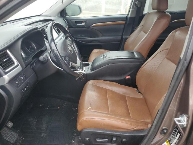 TOYOTA HIGHLANDER 2017 Brązowy
