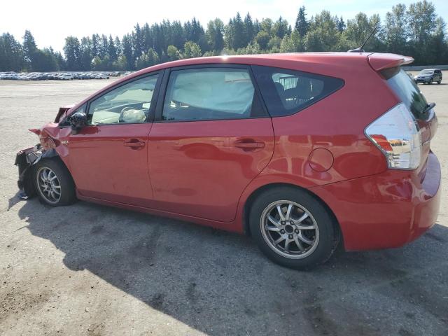  TOYOTA PRIUS 2014 Red