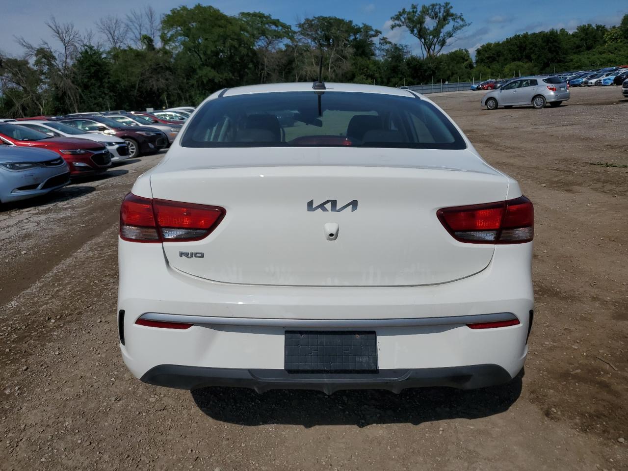 2022 Kia Rio Lx VIN: 3KPA24AD4NE448151 Lot: 67708285
