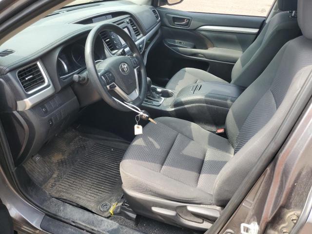 2019 TOYOTA HIGHLANDER LE  