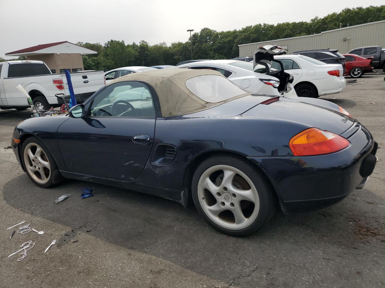 2000 Porsche Boxster blue null gas WP0CA2989YU625662 photo #3