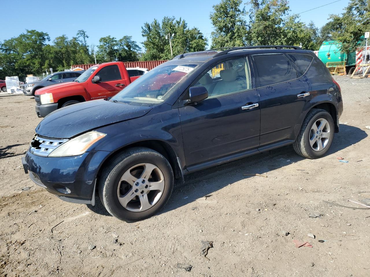 2004 Nissan Murano Sl blue null gas JN8AZ08W94W334019 photo #1