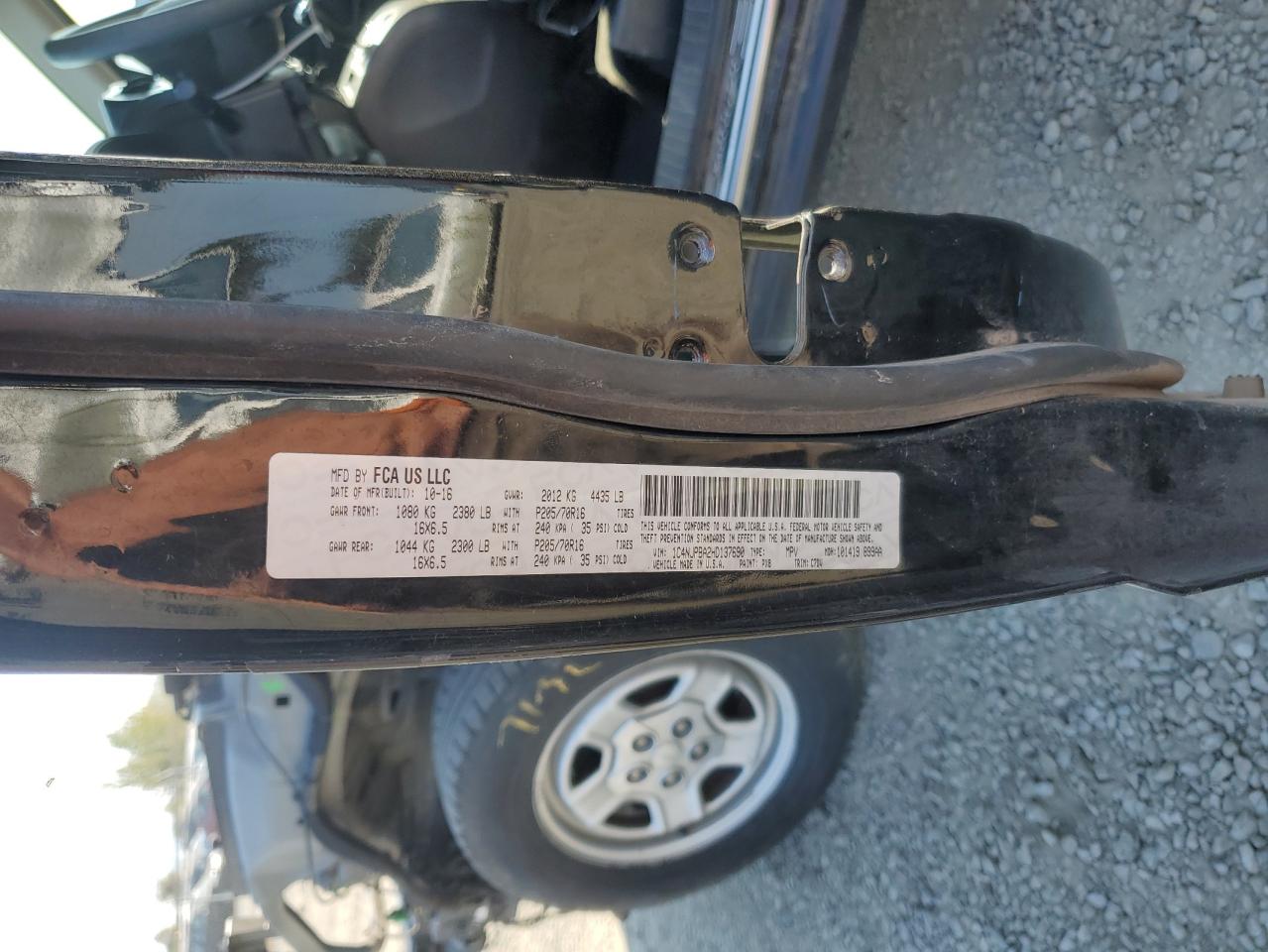 2017 Jeep Patriot Sport VIN: 1C4NJPBA2HD137690 Lot: 69261365