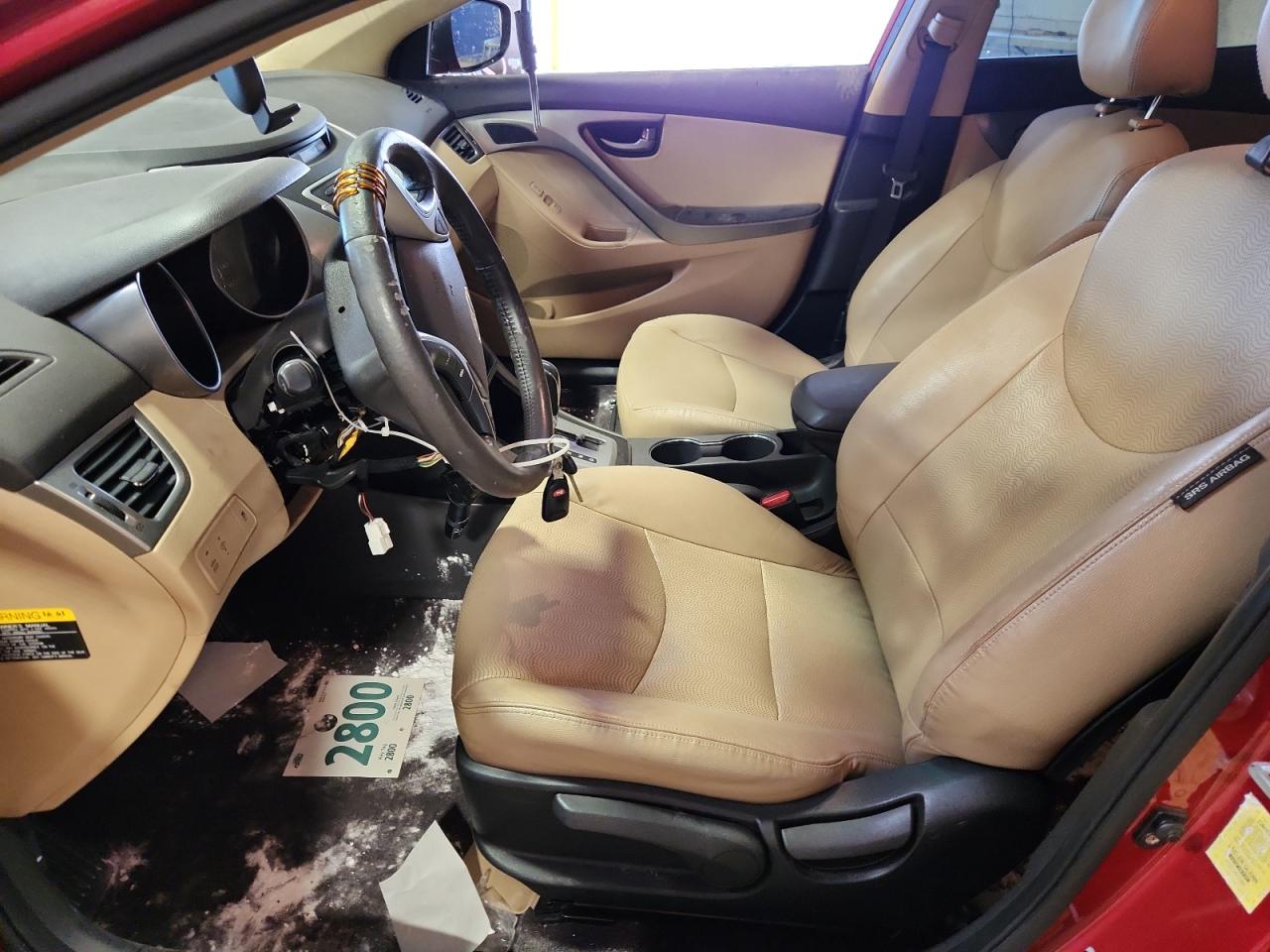 2012 Hyundai Elantra Gls VIN: KMHDH4AE7CU195308 Lot: 70744075