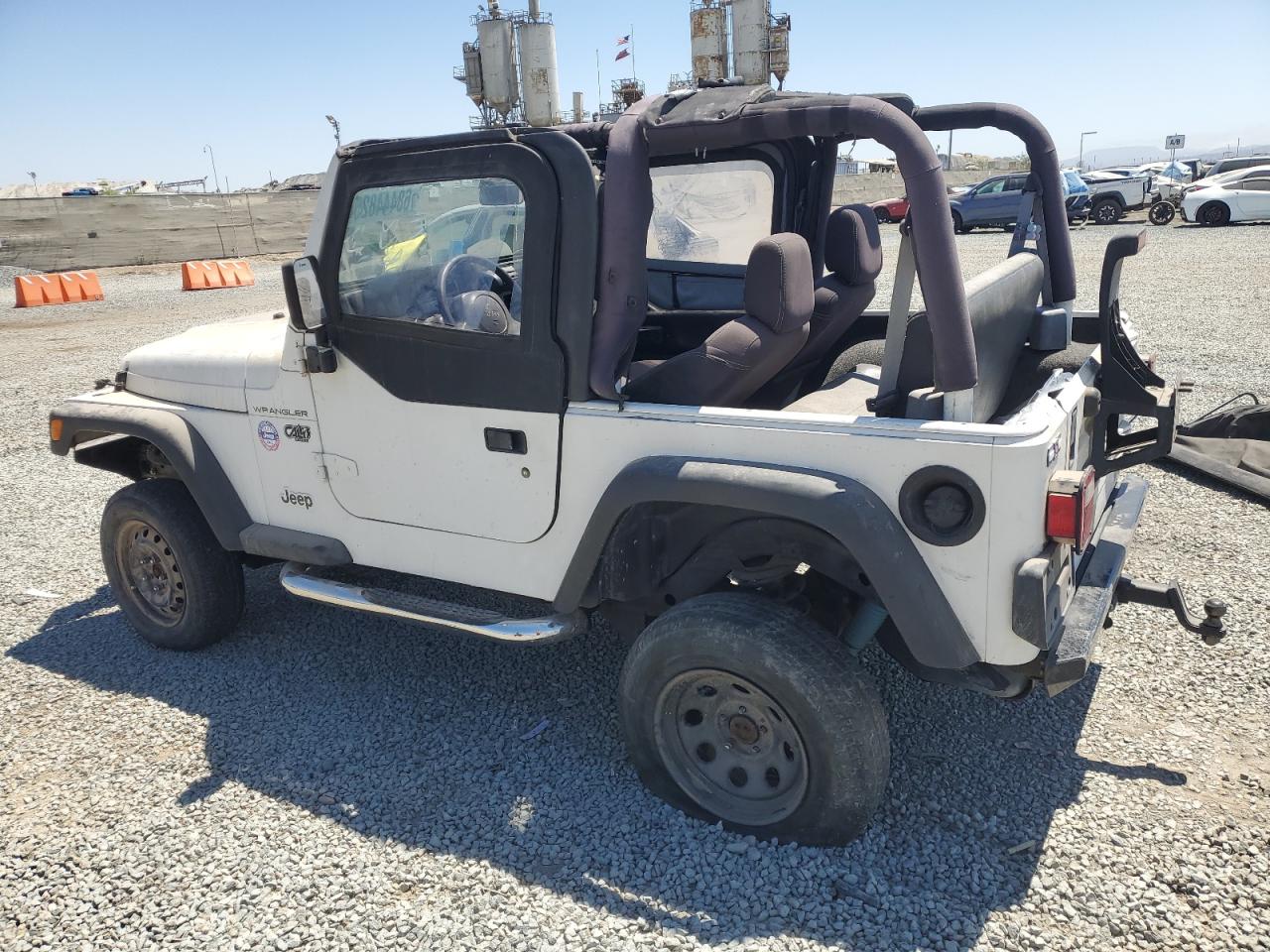 1997 Jeep Wrangler / Tj Se white null gas 1J4FY29P2VP494787 photo #3