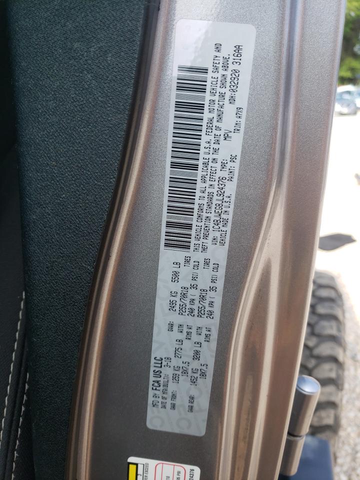 2018 Jeep Wrangler Unlimited Sahara VIN: 1C4BJWEG8JL924376 Lot: 70722115