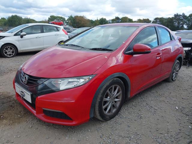 2014 HONDA CIVIC I-VTEC S  for sale at Copart WOLVERHAMPTON