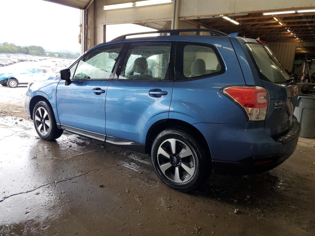 2017 Subaru Forester 2.5I blue null gas JF2SJABC7HH480202 photo #3