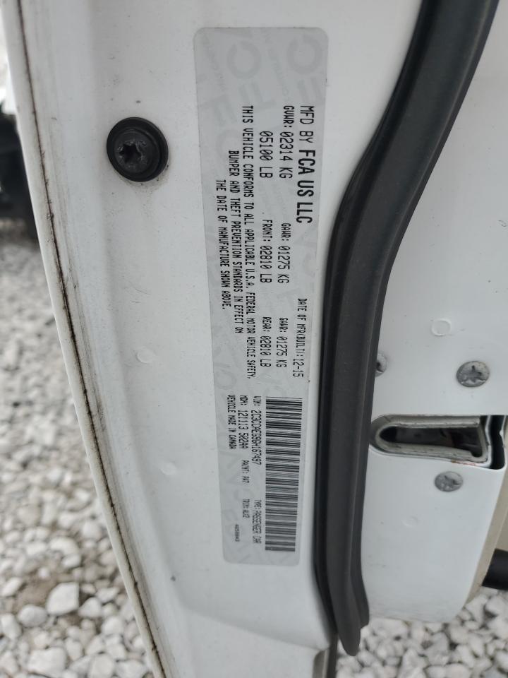 2016 Chrysler 300C VIN: 2C3CCAEG9GH167497 Lot: 70949735