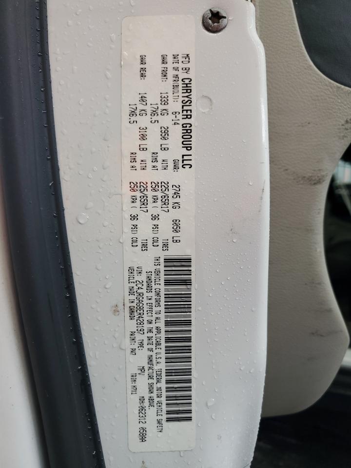 2014 Ram Tradesman VIN: 2C4JRGAG8ER428197 Lot: 69726885