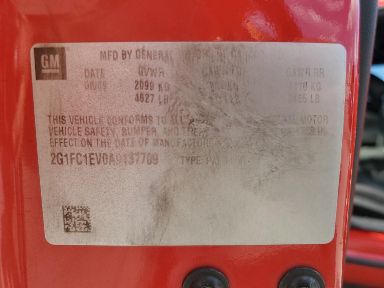 2010 Chevrolet Camaro Lt VIN: 2G1FC1EV0A9137709 Lot: 71433515