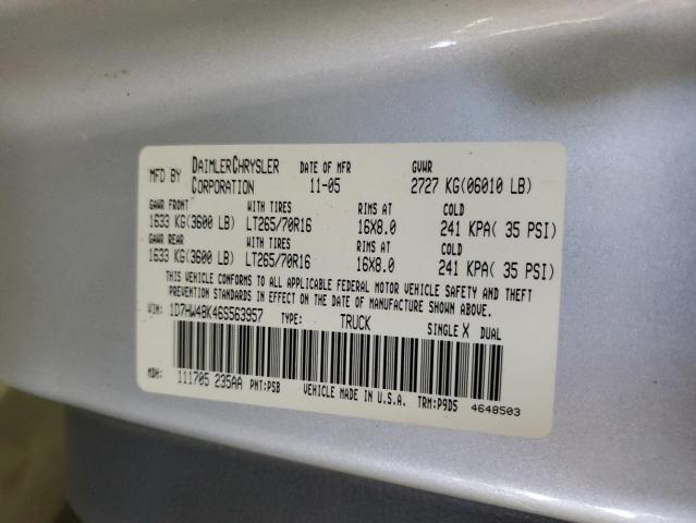 2006 DODGE DAKOTA QUAD SLT  