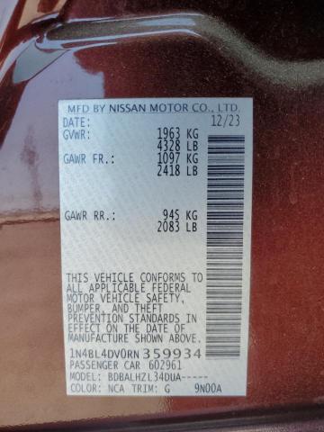 2024 NISSAN ALTIMA SV  