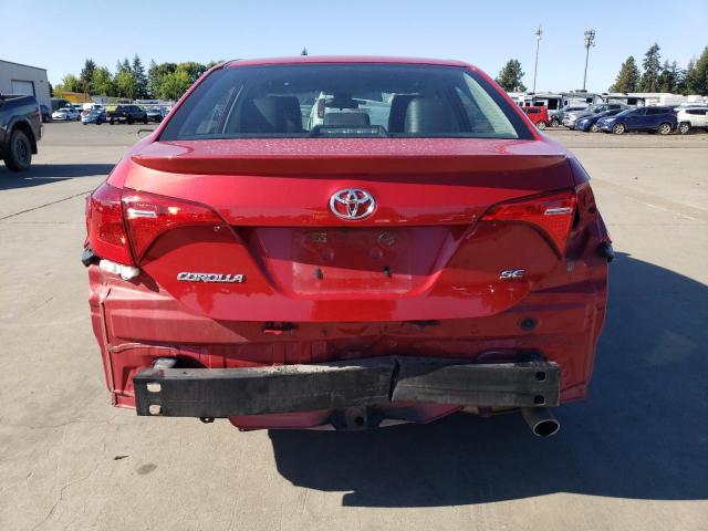  TOYOTA COROLLA 2018 Красный