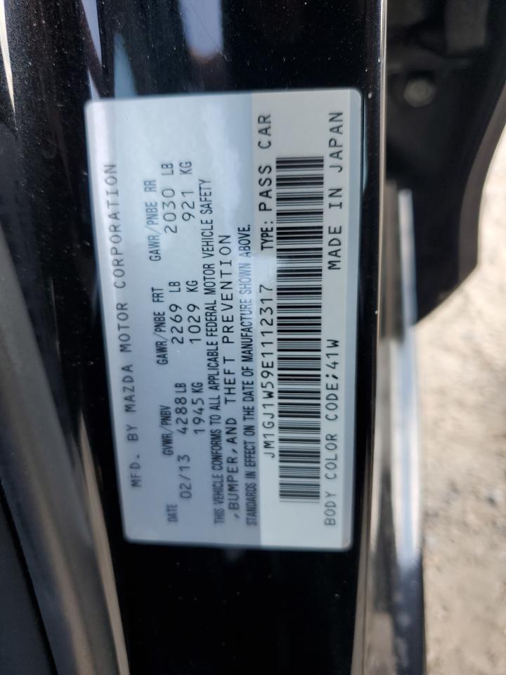 2014 Mazda 6 Grand Touring VIN: JM1GJ1W59E1112317 Lot: 67855705