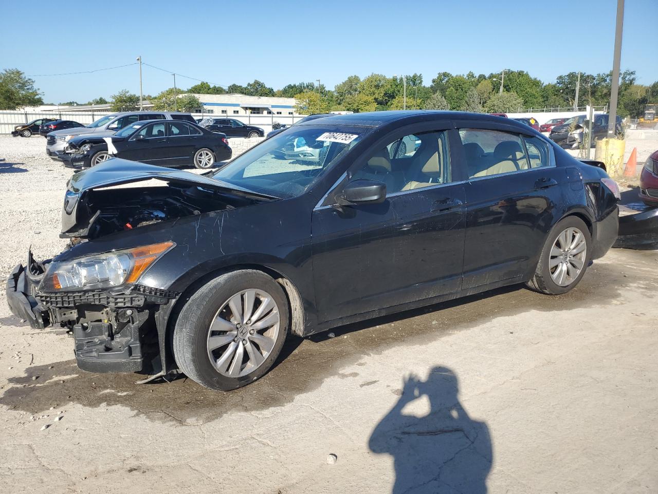 2012 Honda Accord Exl black null gas 1HGCP2F87CA051898 photo #1