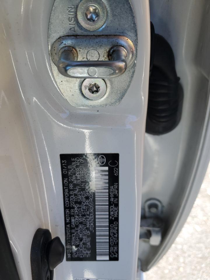 2013 Toyota Prius VIN: JTDKN3DUXD5590287 Lot: 68050045