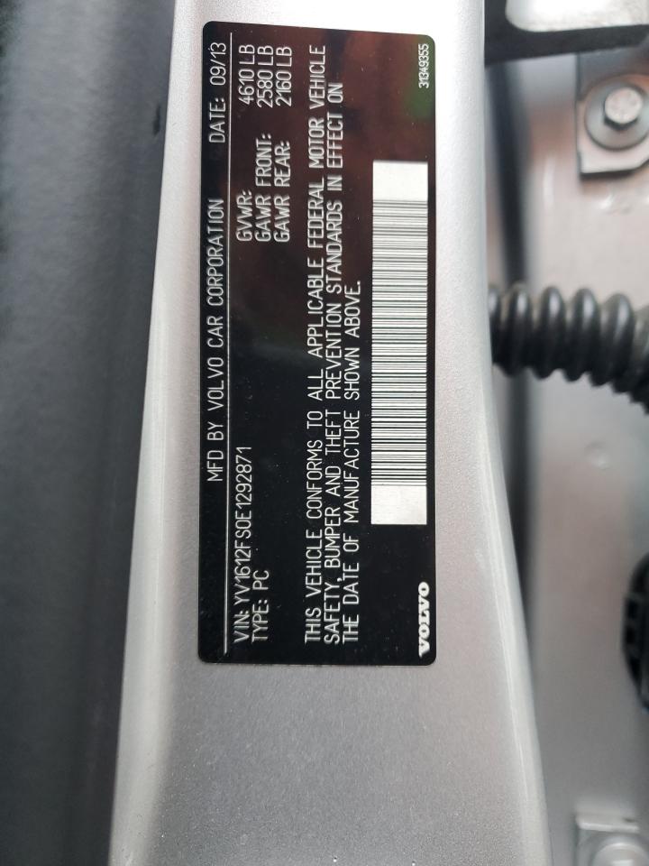 2014 Volvo S60 T5 VIN: YV1612FS0E1292871 Lot: 70758265