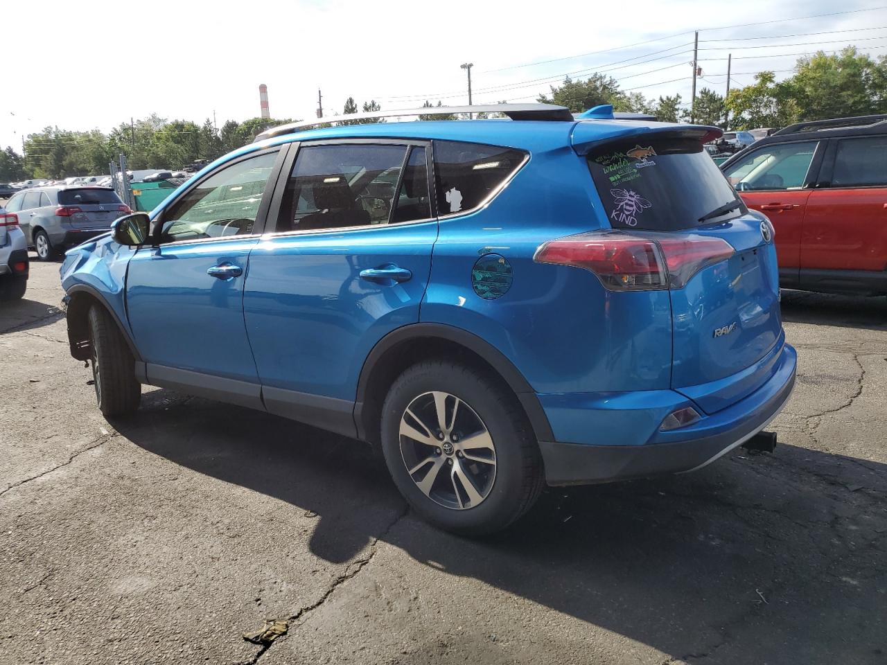 2017 Toyota Rav4 Xle blue suv gas JTMRFREV7HJ129924 photo #3