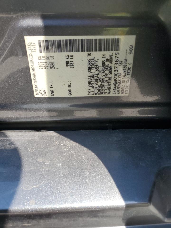 2018 Nissan Maxima 3.5S VIN: 1N4AA6AP2JC373675 Lot: 68881355