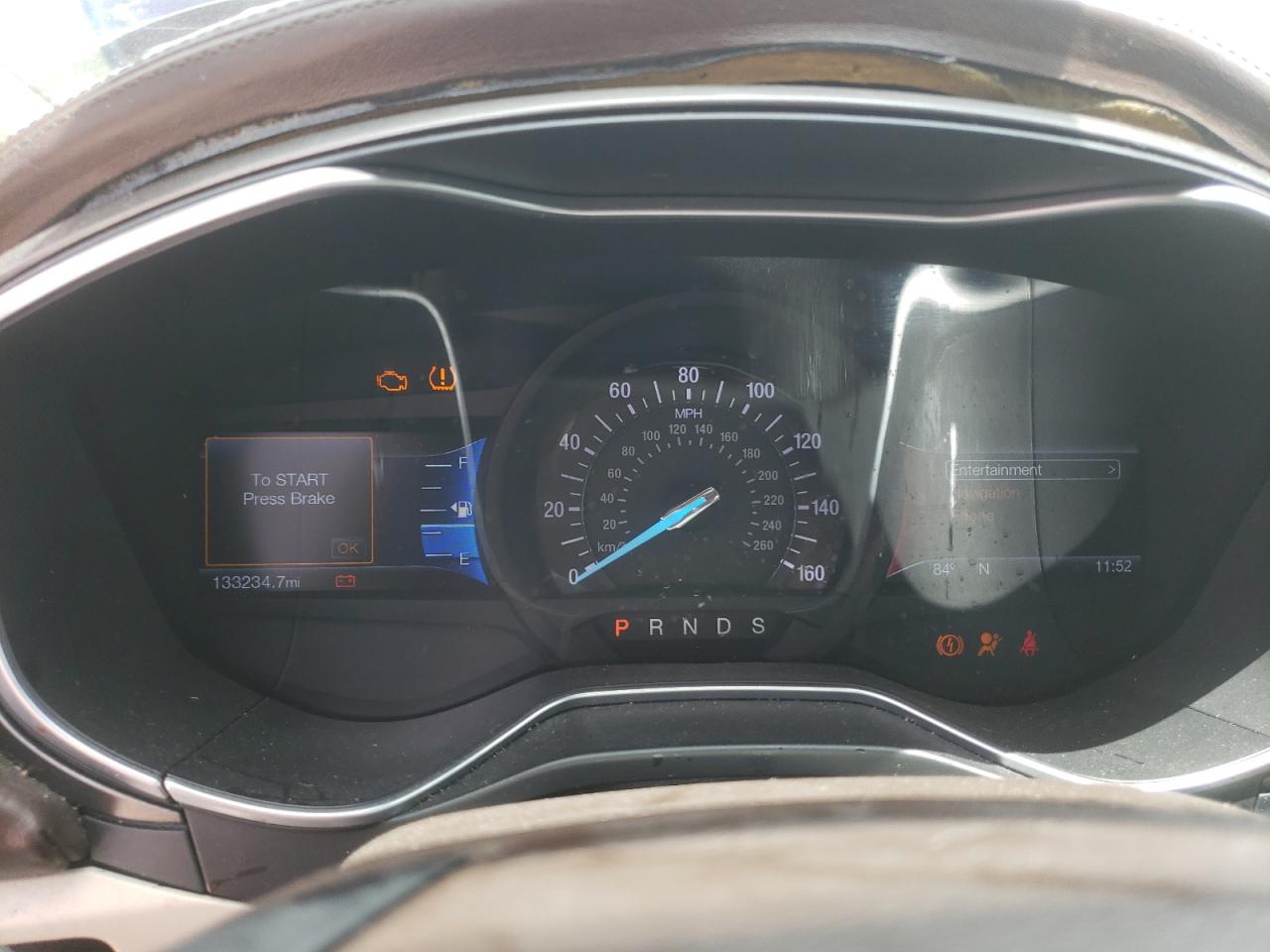 2017 Ford Fusion Titanium VIN: 3FA6P0K90HR161743 Lot: 68121195