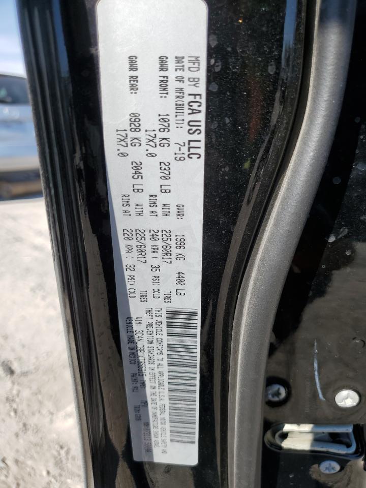 2019 Jeep Compass Latitude VIN: 3C4NJCBB1KT855315 Lot: 68302155