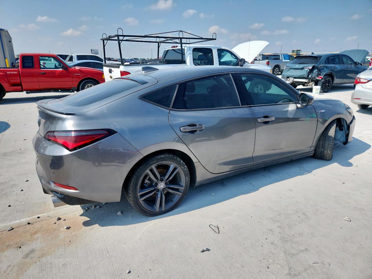 2023 Acura Integra A-Spec Tech grey null gas 19UDE4G75PA001860 photo #4