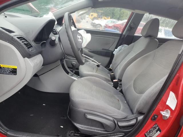  HYUNDAI ACCENT 2016 Red